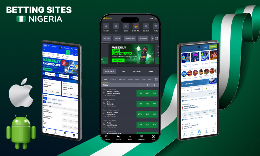 Mobile betting apps in Nigeria allow players to conveniently place bets at any time